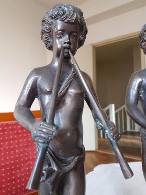 Twee oude bronzen eind 800 kopen? Bied vanaf 120!