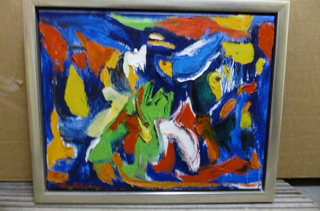 Finn Pedersen Olie op doek Compositie kopen? Bied vanaf 545!