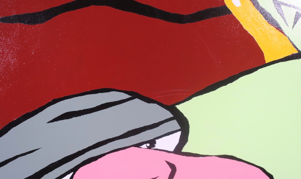 Jeroen Gerlofsma: Acryl op doek, Piet Piraat (Groot) kopen? Bied vanaf 1!