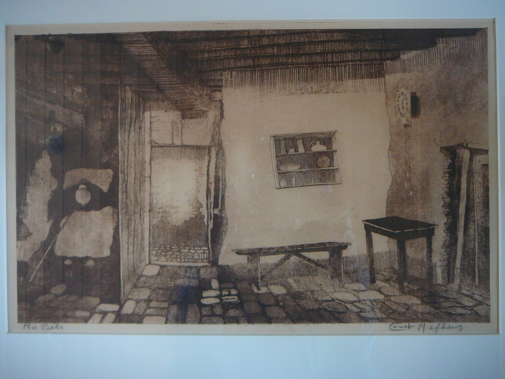 2 etsen van Mie Peels (Pils) en de Aalsterhut door Constant Nefkens  kopen? Bied vanaf 200!