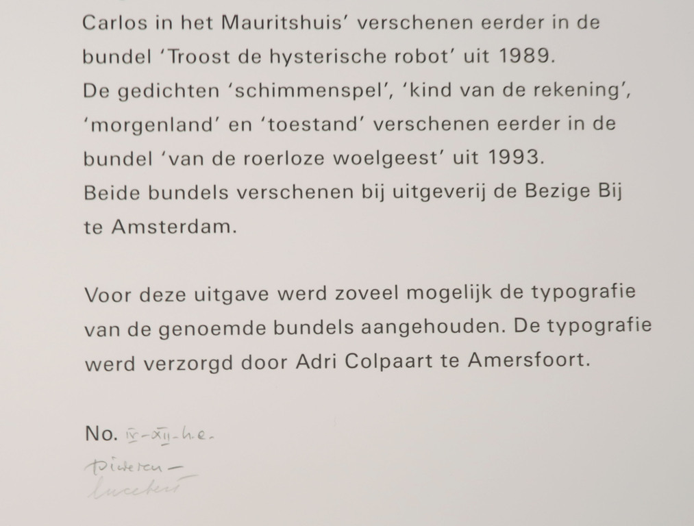 Jef Diederen: Portfolio met 7 Litho's naar teksten van Lucebert kopen? Bied vanaf 300!