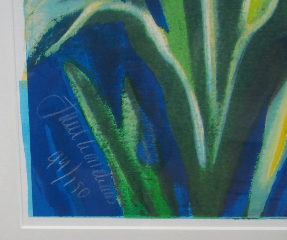 Juul Kortekaas: Zeefdruk, Tulpen -Ingelijst (bijzonder formaat) kopen? Bied vanaf 60!