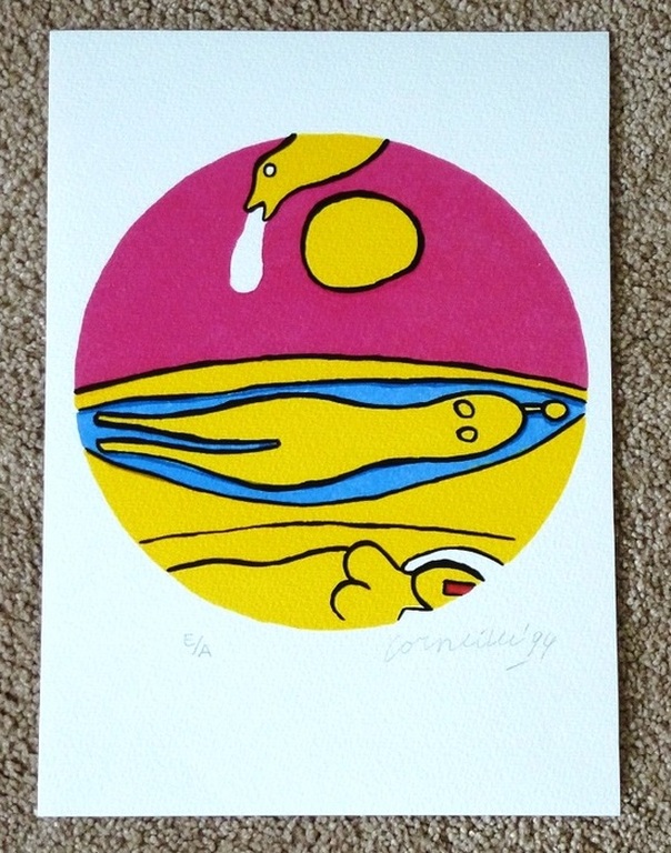 CORNEILLE. Zeefdruk 1994. -DROOMBEELDEN II- Handgesigneerd. kopen? Bied vanaf 1!
