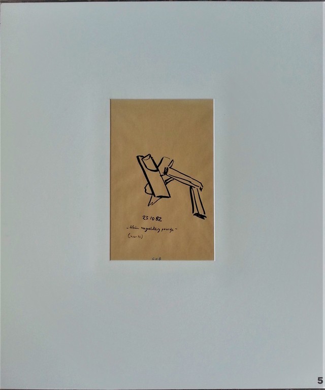 CHRIS DE BUEGER - Inkt Tekening - "Klein Ongelukkig Paardje" - Gesigneerd - 1982 kopen? Bied vanaf 30!