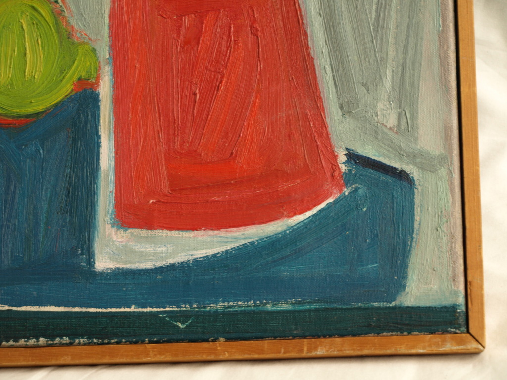 Fred Sieger : Olieverf op doek – Stilleven – gesigneerd & ingelijst – 1949  kopen? Bied vanaf 150!