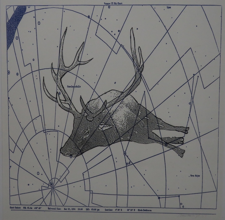 Anne Semler: Zeefdruk, Zonder titel -Ingelijst kopen? Bied vanaf 1!