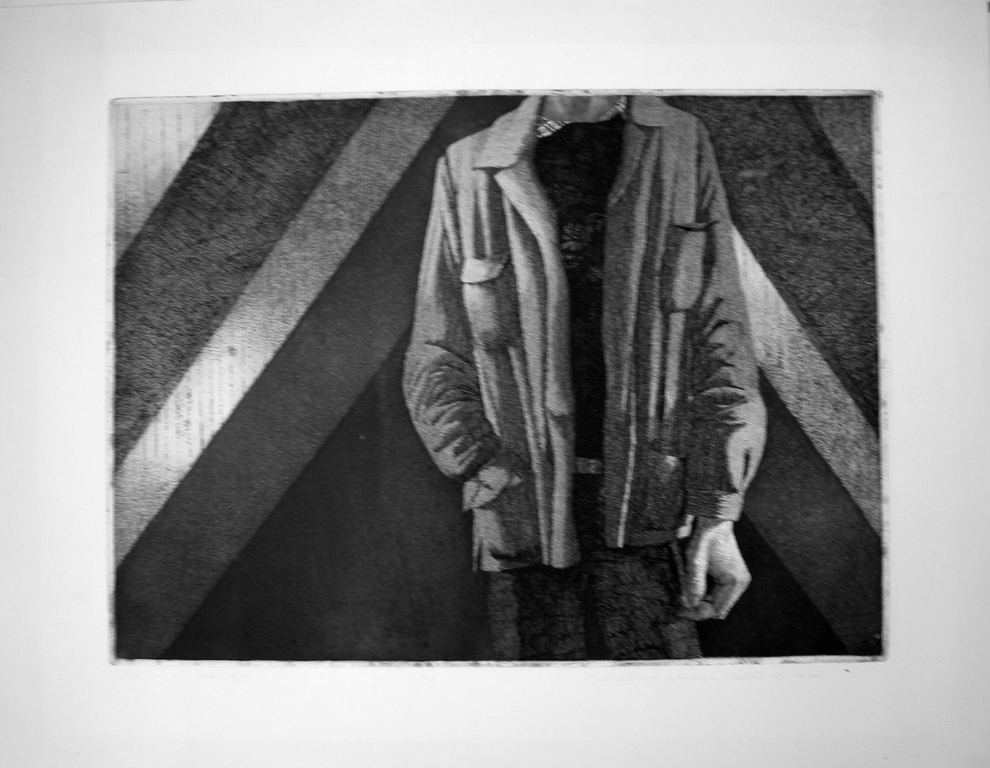 Henk van der Haar, ets/aquatint: Meelijwekkende onderwerpen: wachten op bezoek kopen? Bied vanaf 40!