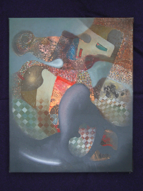 S.TARASOV - abstracte compositie op linnen, zonder titel. kopen? Bied vanaf 99!