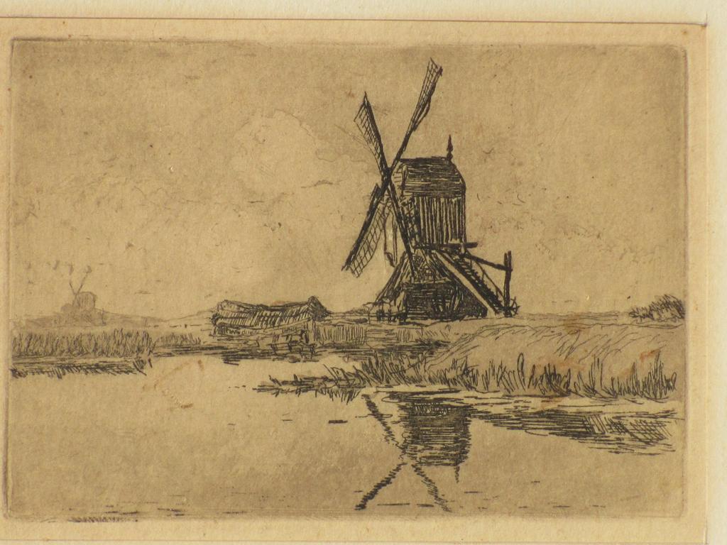 Jan Willem Nortier, Molens aan de plas, Ets kopen? Bied vanaf 1!