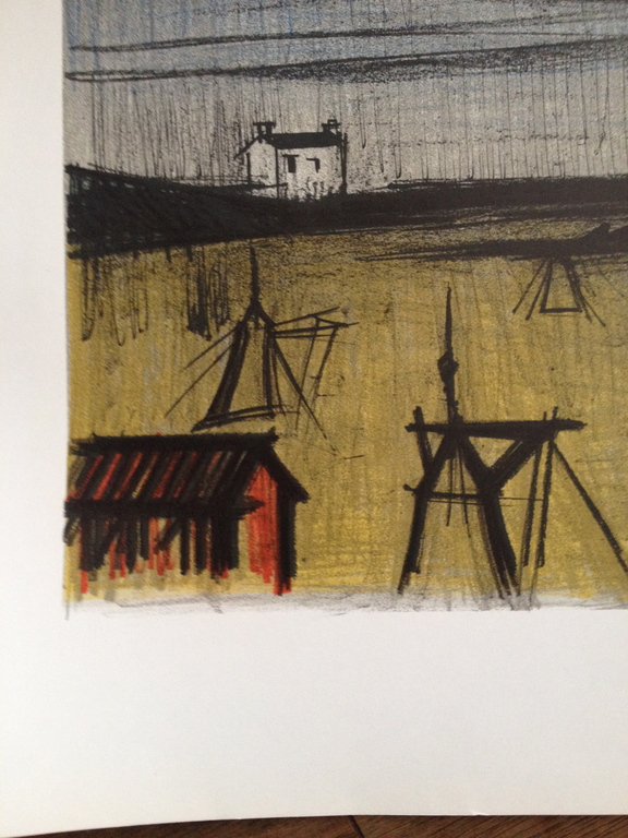 Bernard Buffet originele litho "A small beach" kopen? Bied vanaf 90!