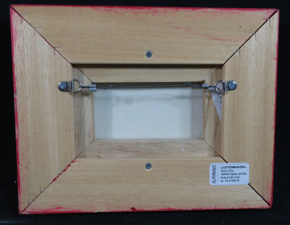 Meertje Kaal: Acryl op doek, Z.T. (spin) - Ingelijst kopen? Bied vanaf 1!