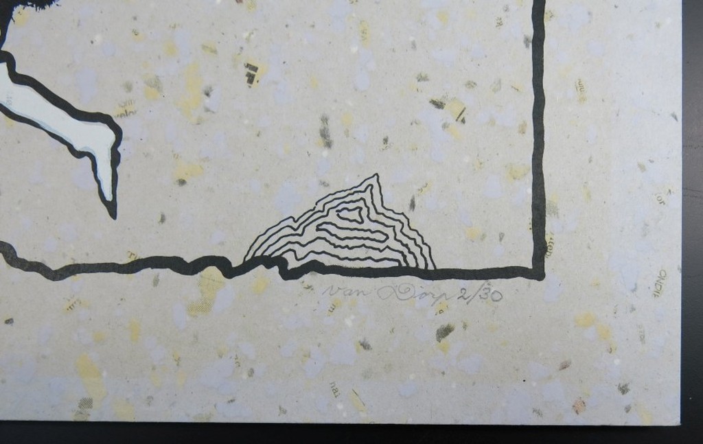 Huibert van Dorp: Zeefdruk, Zonder titel kopen? Bied vanaf 1!