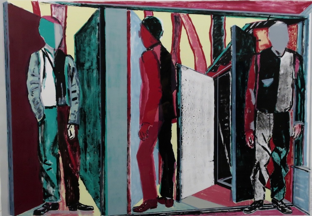 Hans Ebeling Koning: Zeefdruk, Zonder titel - Ingelijst (groot) kopen? Bied vanaf 60!