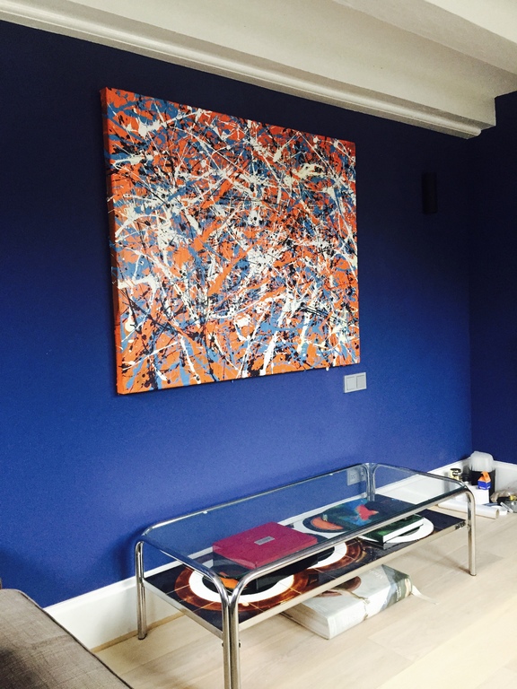 ORIGINEEL - RICK TRIEST -  ORANGE ARRIVED kopen? Bied vanaf 225!