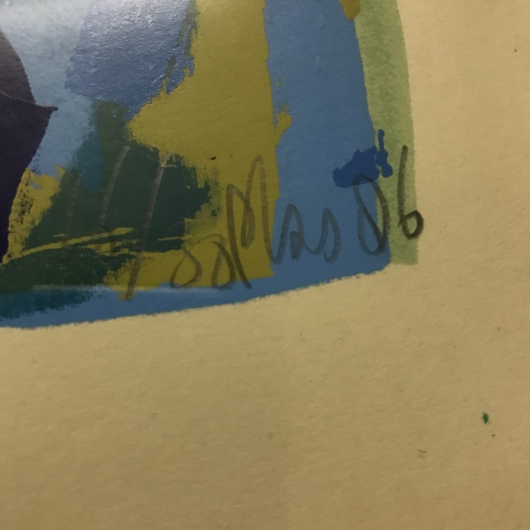 Theodore Plas zeefdruk/litho  1986 kopen? Bied vanaf 1!