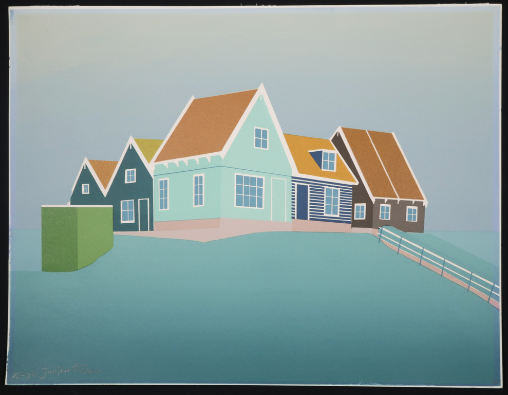 Jurjen Fontein: Zeefdruk, Hollands Dorp kopen? Bied vanaf 1!