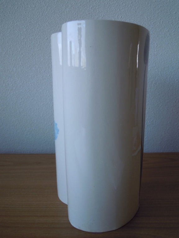 Grote keramiek vaas MANITA KIEFT 1961 - 28 cm hoog in perfecte staat.  kopen? Bied vanaf 25!
