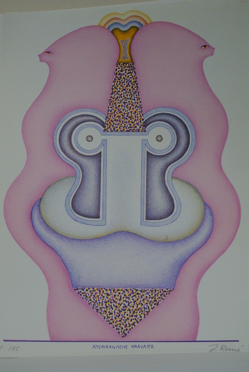 JORG REMÉ . Prachtige Handgesigneerde Kleurenlitho.1971. kopen? Bied vanaf 32!