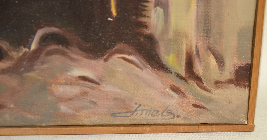 Jacques Mels: Olieverfschilderij. Zonder titel kopen? Bied vanaf 1!