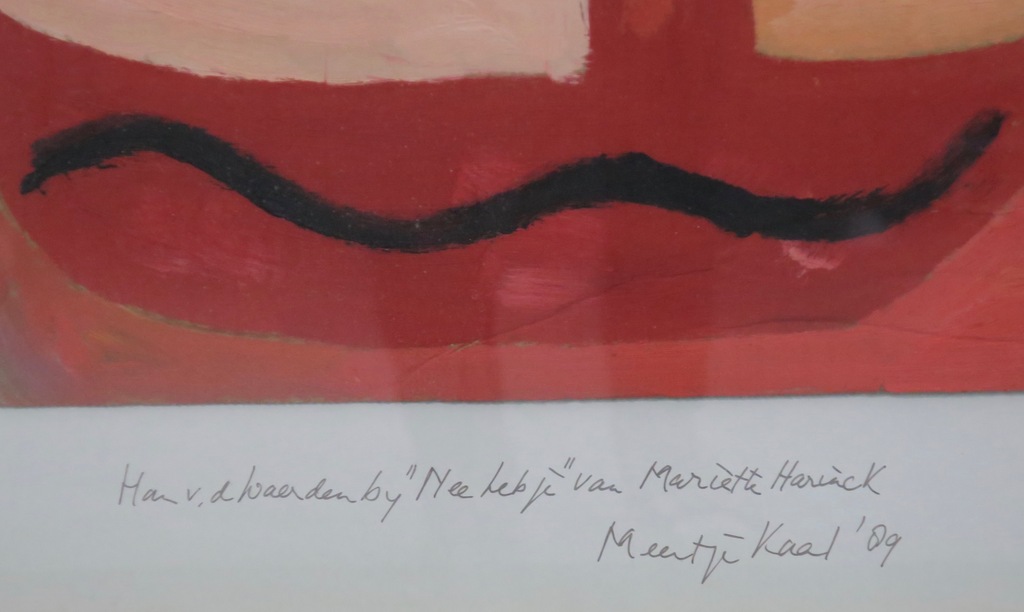 Meertje Kaal: Acryl op papier, Nee heb je - Ingelijst kopen? Bied vanaf 1!