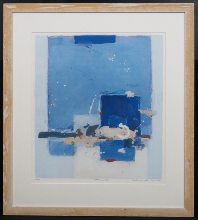 Ron van de Werf: Zeefdruk, Etude II - Ingelijst (Groot) verkocht voor € 50!