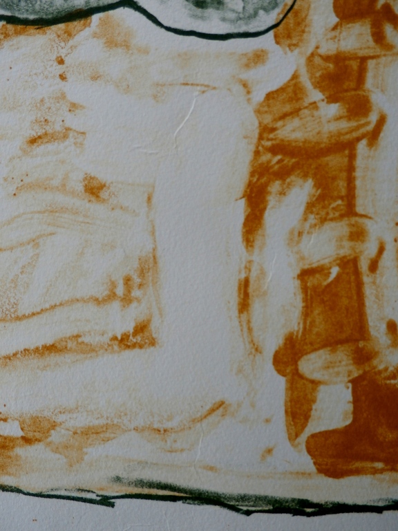 Lucebert - litho: Don Quixote en Sancho Panza - 1973 kopen? Bied vanaf 195!