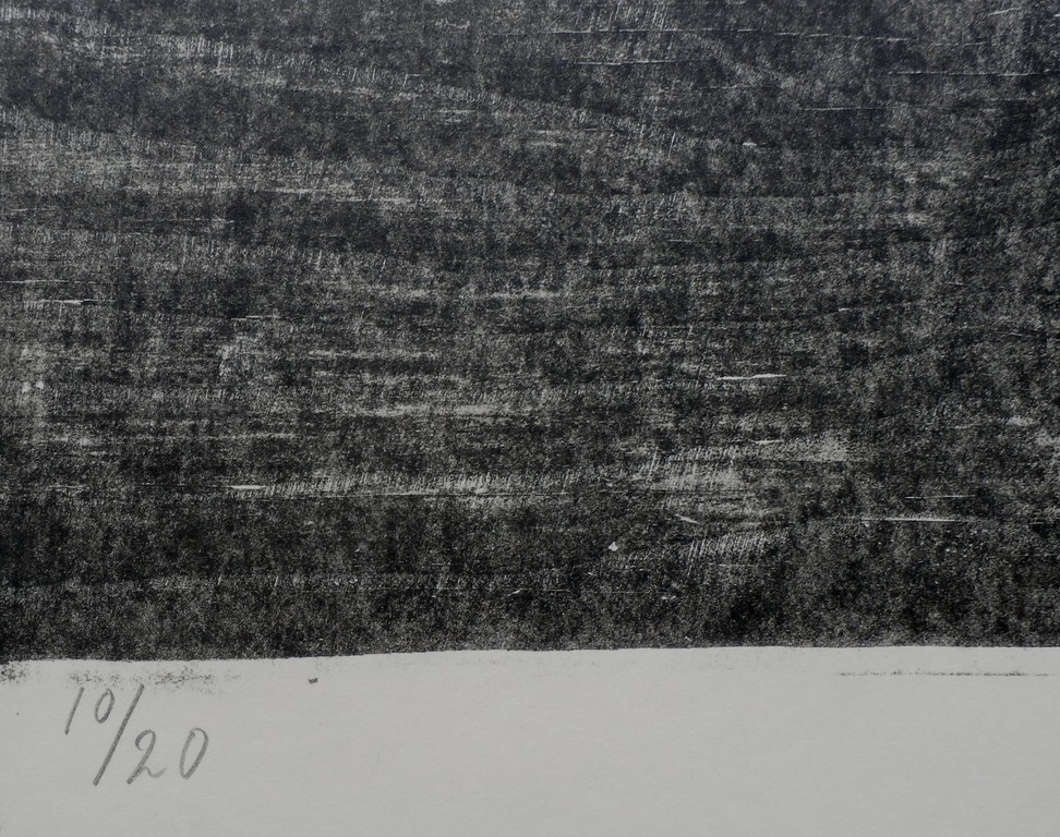 Klaas Gubbels - houtsnede - 1990 kopen? Bied vanaf 395!