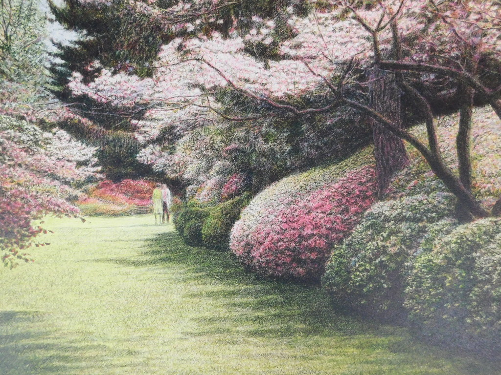 Harold Altman - Kleurenlitho - Strolling in the Spring kopen? Bied vanaf 45!