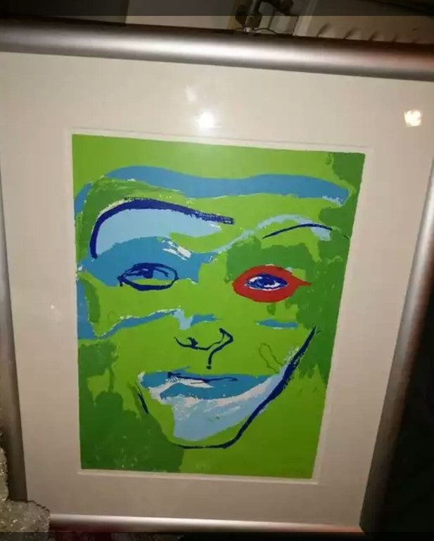 Sylvia kristel - zeefdruk - rood oog kopen? Bied vanaf 149!
