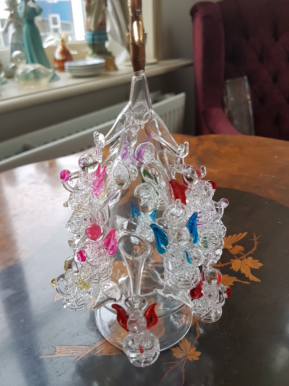 Boom met veelkleurige glazen angels-Venezia isola di Murano kopen? Bied vanaf 1!