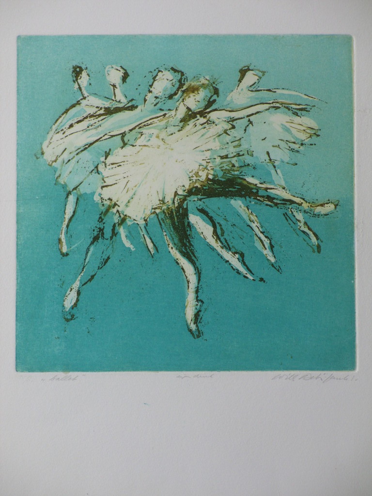 Willy Belinfante, Ballet, Kleurets verkocht voor € 40!