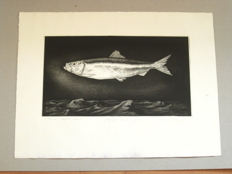 Dick Stolwijk (1931-) ets "Doggersbank 1978" 59/150 gesigneerd kopen? Bied vanaf 1!