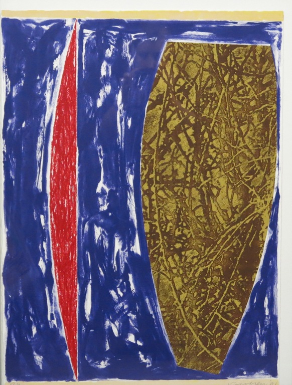 Jelis van Dolderen: Zeefdruk, Zonder titel -Ingelijst kopen? Bied vanaf 50!