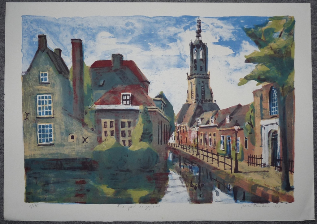 Jeroen Hermkens: Kleurenlitho, Amersfoort Langegracht kopen? Bied vanaf 135!