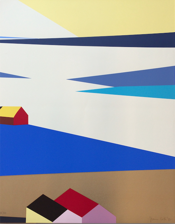 Franco Costa, mooie zeefdruk, Light of Sweden 1977 verkocht voor € 50!