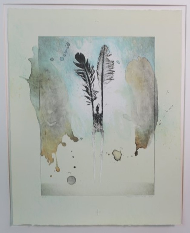 Jurjen Ravenhorst: Litho, Vogelvrouw verkocht voor € 50!