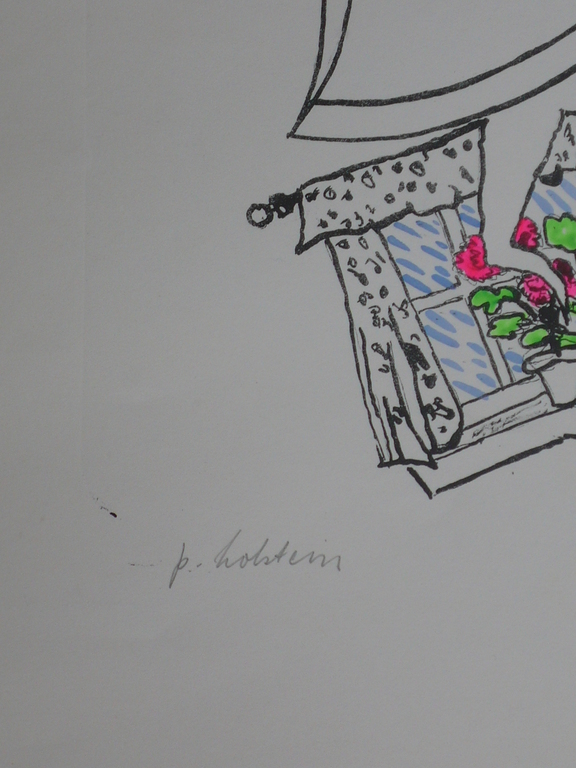 Pieter Holstein, kleurenlitho kopen? Bied vanaf 40!