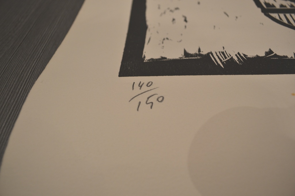 Alechinsky, houtsnede handmatig ingekleurd, Coups des gouge kopen? Bied vanaf 750!