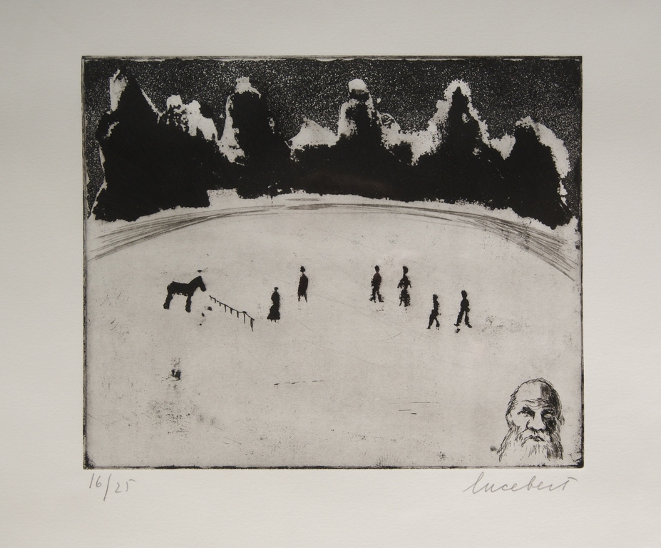 Lucebert ingelijste ets - oplage 25 ex. verkocht voor € 250!