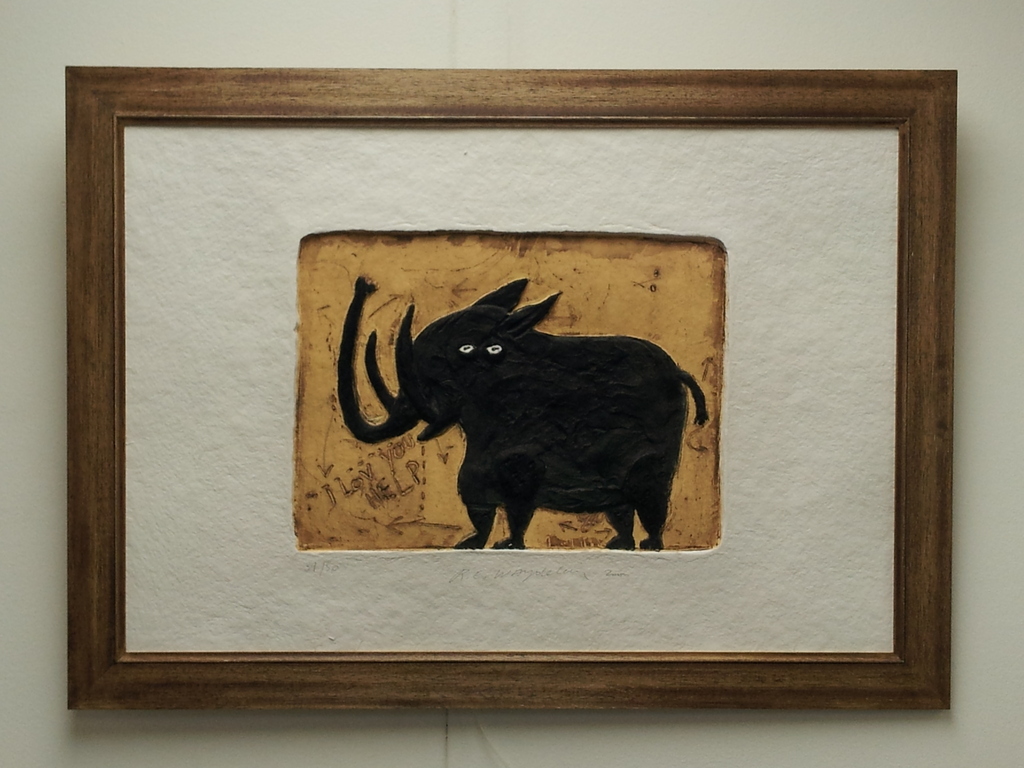 Raymond Waydelich diepdruk "I love you help" kopen? Bied vanaf 125!