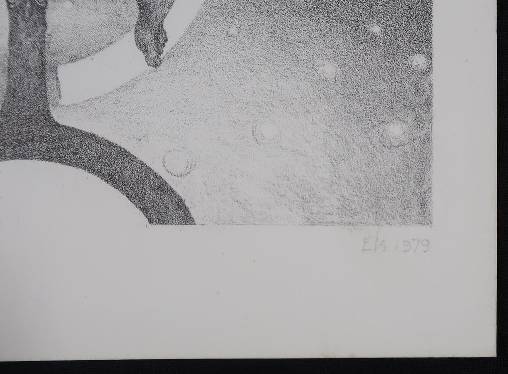 Onbekend gesigneerd: Litho, Zonder titel kopen? Bied vanaf 1!