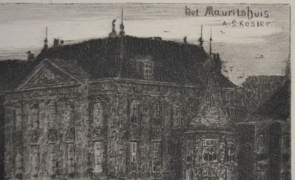 A.L. Koster: Ets, Het Mauritshuis kopen? Bied vanaf 1!