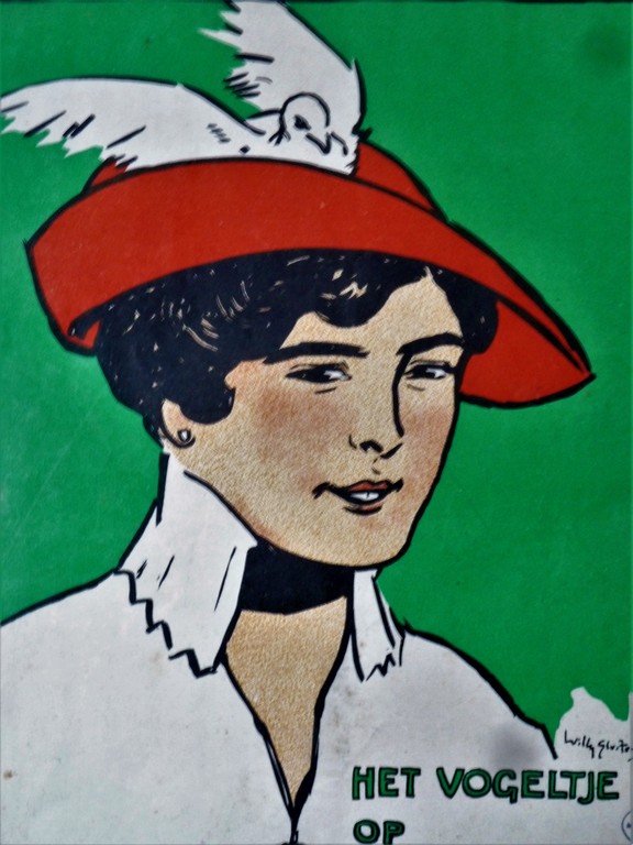 Willy Sluiter; Bladmuziek met gelithograveerde omslag.  kopen? Bied vanaf 20!