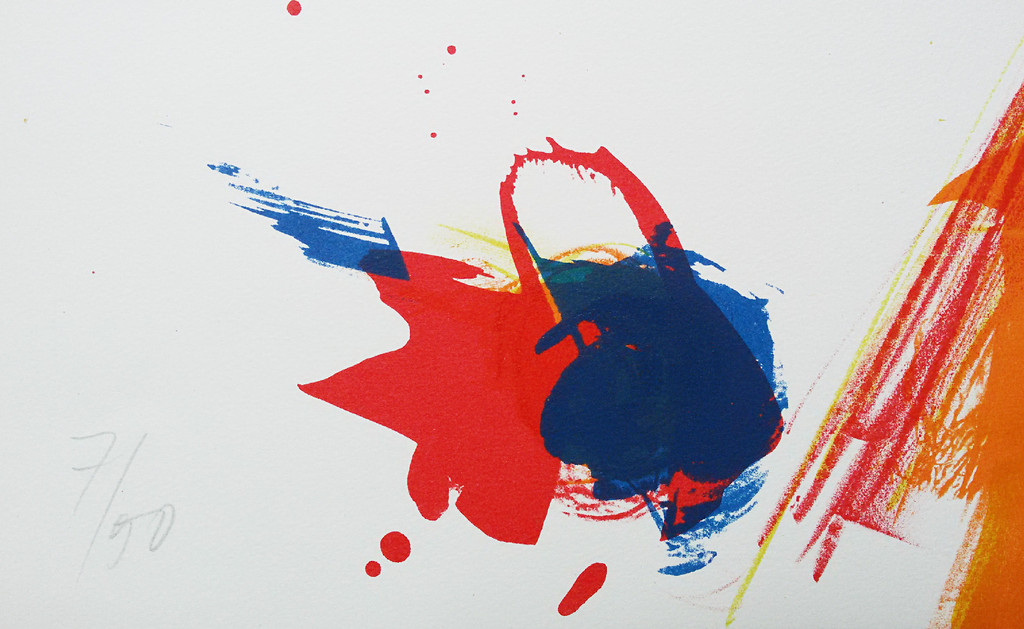 Ger Lataster - Abstracte compositie, litho kopen? Bied vanaf 95!