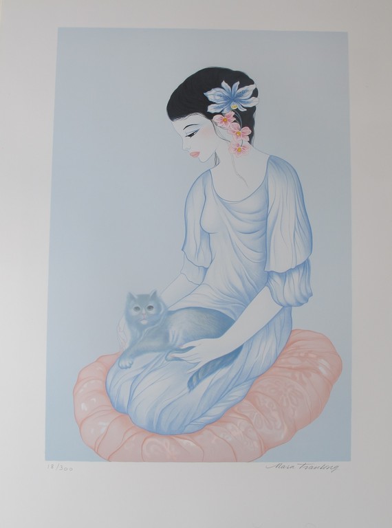 "La Tendresse" - kleurenlithografie, 300 ex.  kopen? Bied vanaf 40!