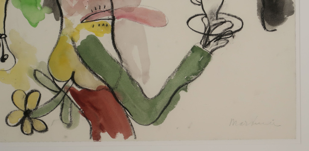 Anton Martineau: Gouache, Z.T. Kopje koffie - Ingelijst (Groot) kopen? Bied vanaf 100!