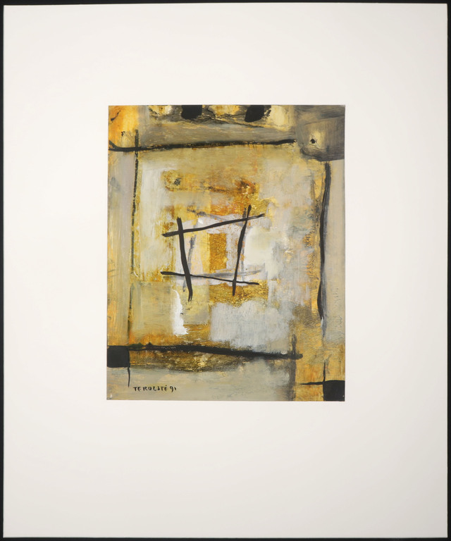 Kees te Kolste: Acryl op papier, Zonder titel V kopen? Bied vanaf 35!