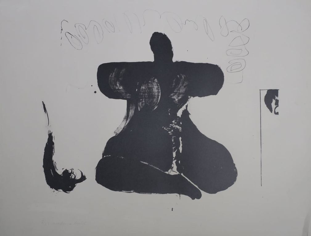 Jo van Dreumel: Litho, Aarde-beeld kopen? Bied vanaf 1!