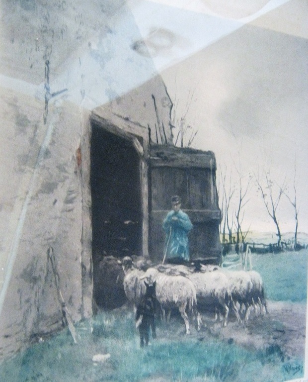 Niet of onleesbaar gesigneerd - litho van het werk van Mauve  kopen? Bied vanaf 1!