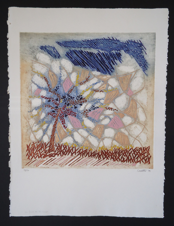 Jean B. Louttre. Gemengde druktechnieken in kleur, "Les feux de la lampe" kopen? Bied vanaf 20!